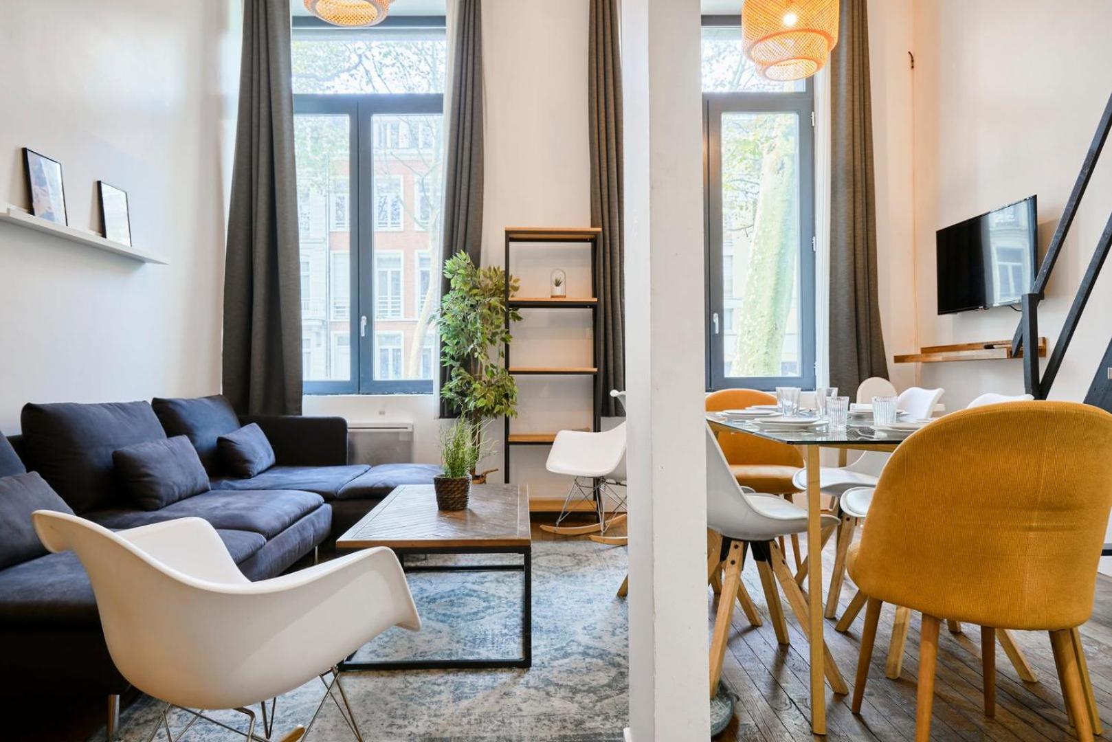 Bright 3-Bedroom 2-Bathroom Flat. Lille Exterior foto